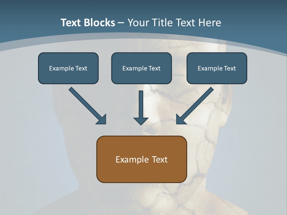 Dirt Crack Pattern PowerPoint Template