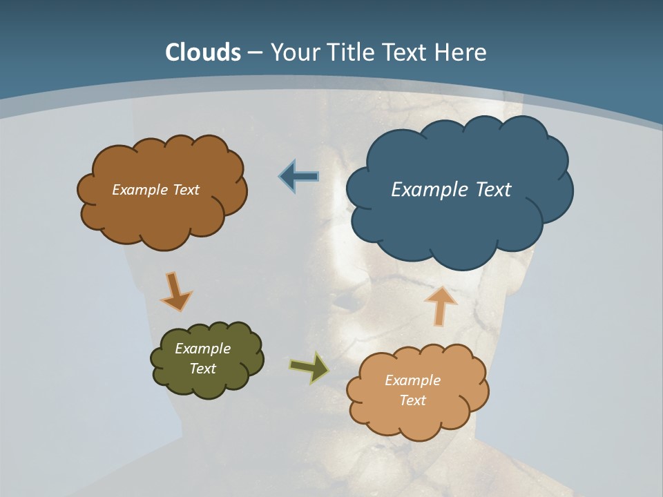 Dirt Crack Pattern PowerPoint Template