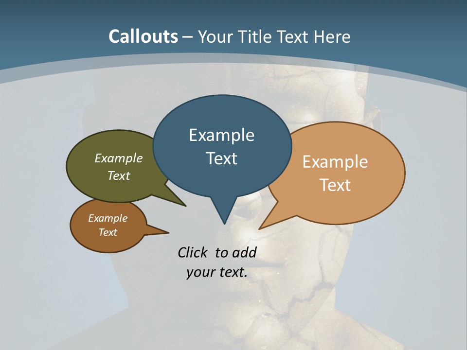Dirt Crack Pattern PowerPoint Template