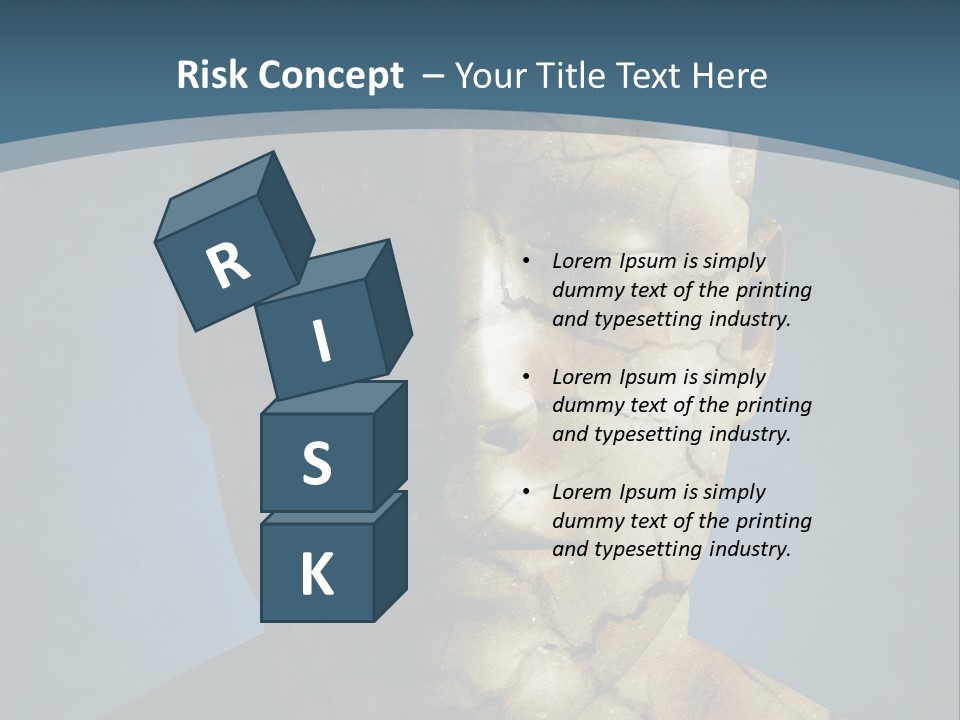 Dirt Crack Pattern PowerPoint Template