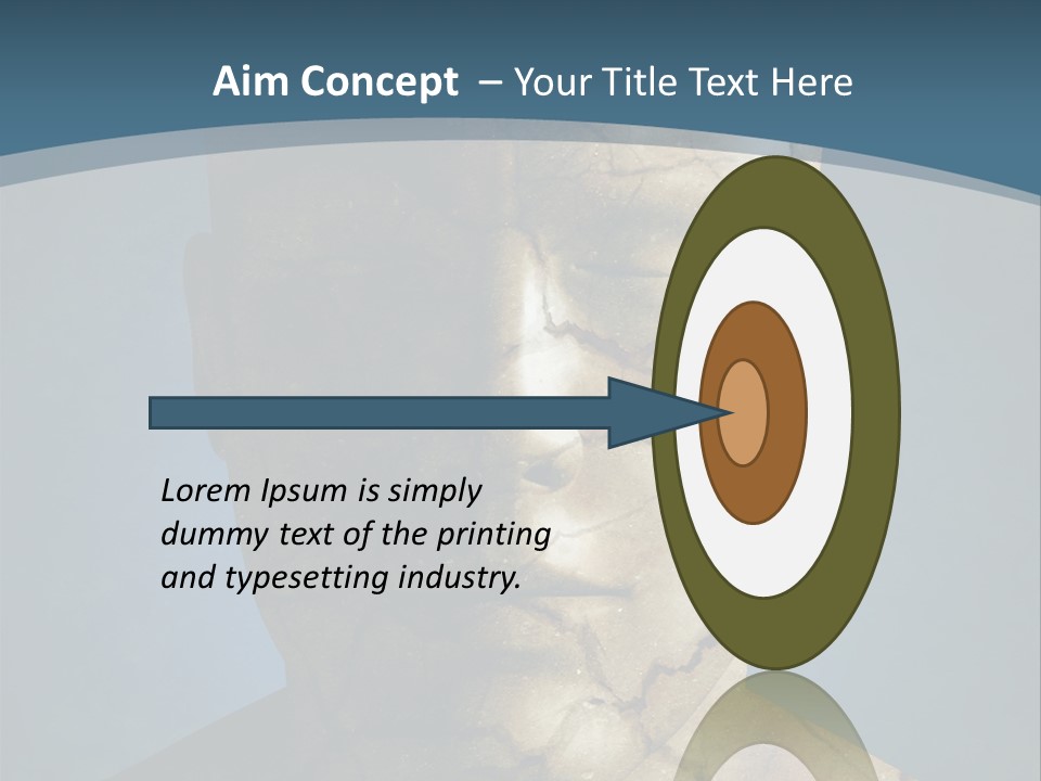 Dirt Crack Pattern PowerPoint Template