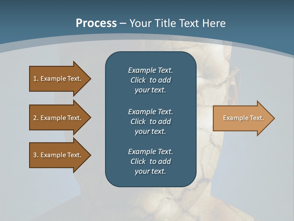 Dirt Crack Pattern PowerPoint Template