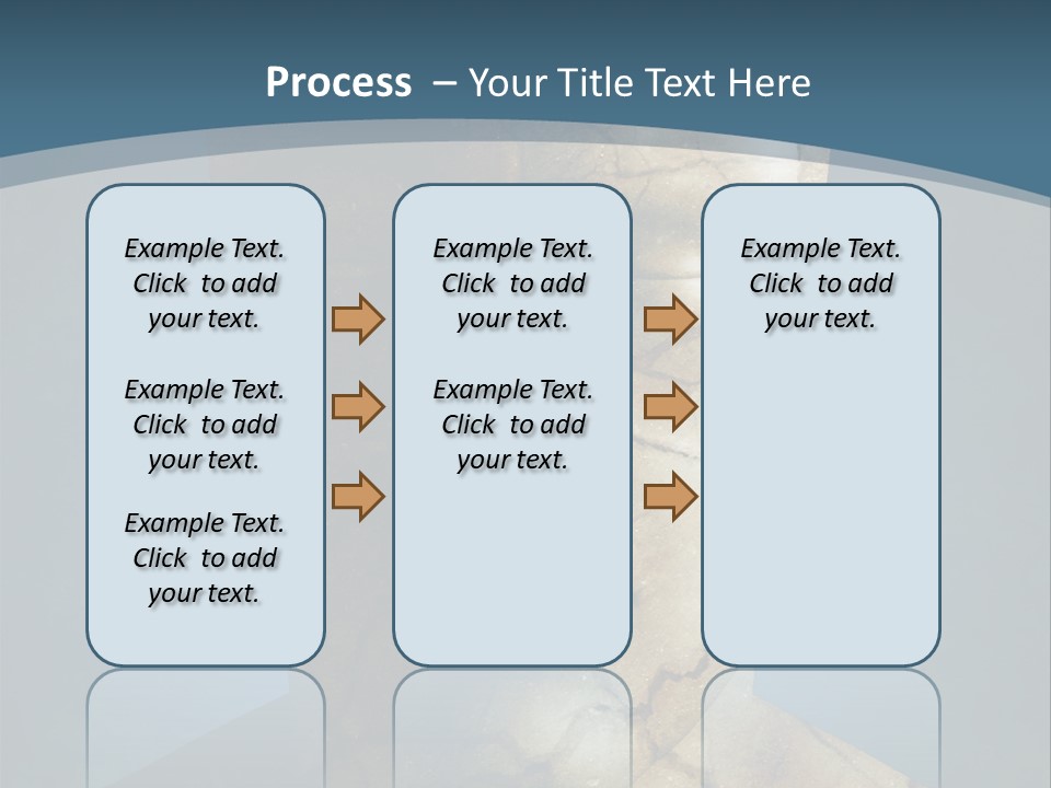 Dirt Crack Pattern PowerPoint Template