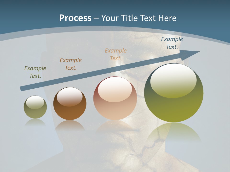Dirt Crack Pattern PowerPoint Template
