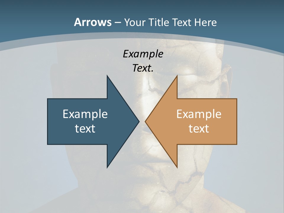 Dirt Crack Pattern PowerPoint Template