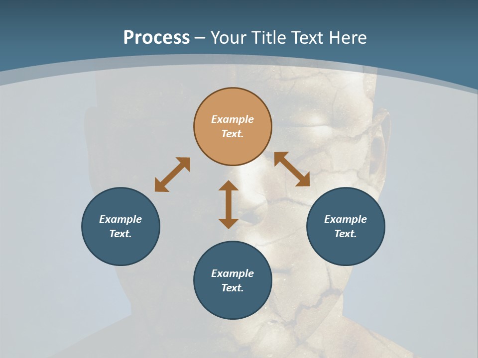 Dirt Crack Pattern PowerPoint Template