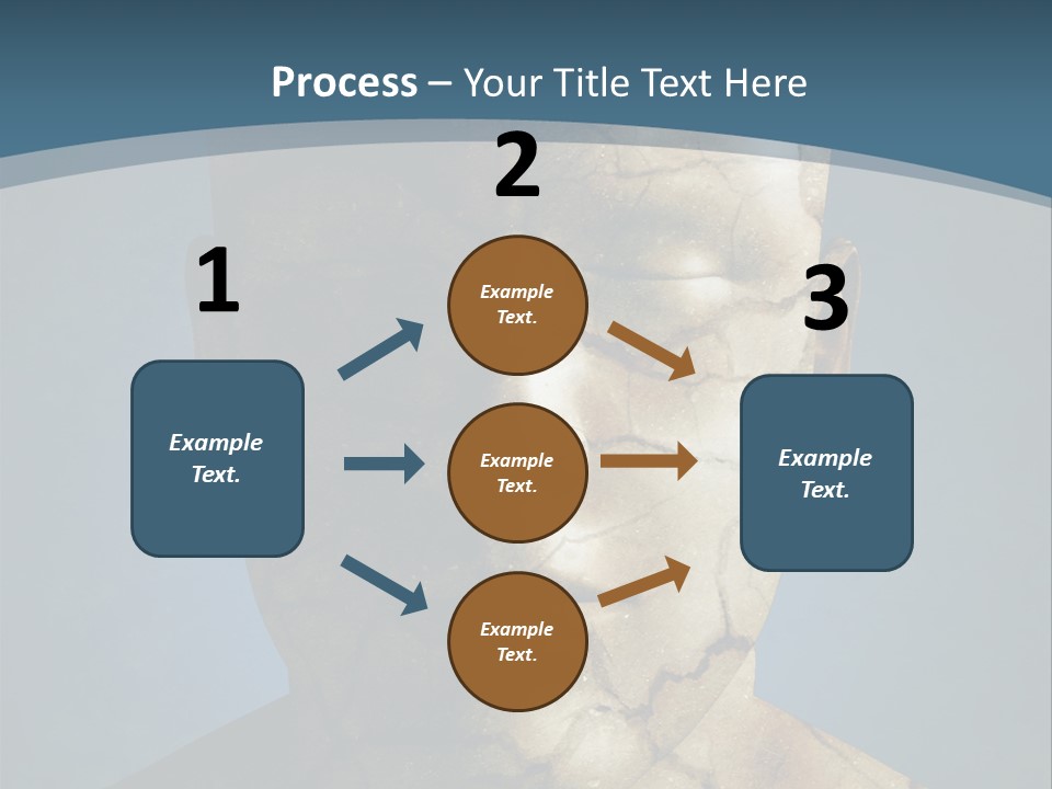 Dirt Crack Pattern PowerPoint Template