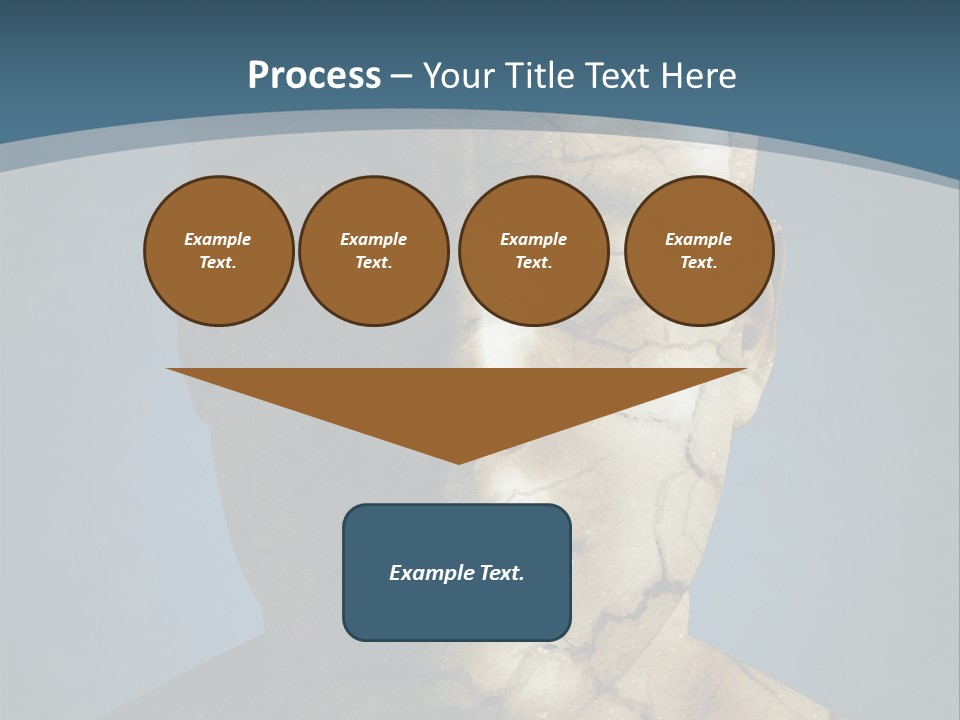 Dirt Crack Pattern PowerPoint Template