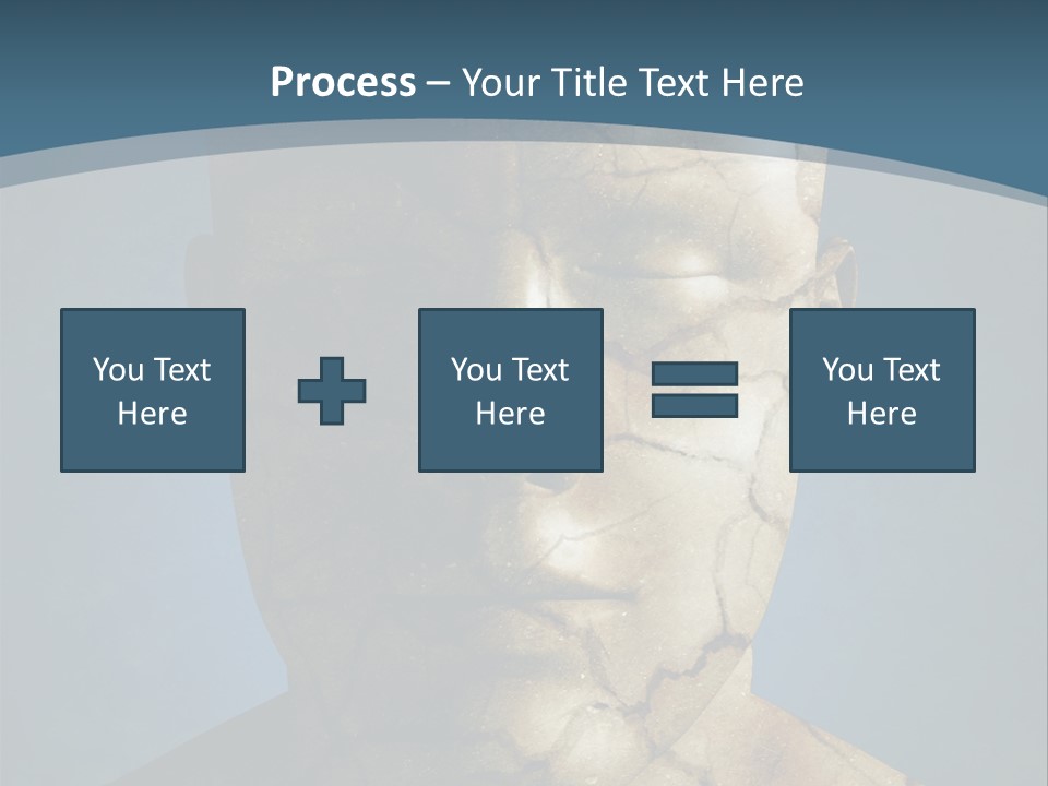 Dirt Crack Pattern PowerPoint Template