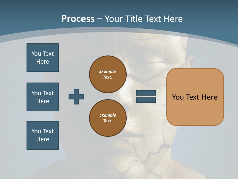 Dirt Crack Pattern PowerPoint Template