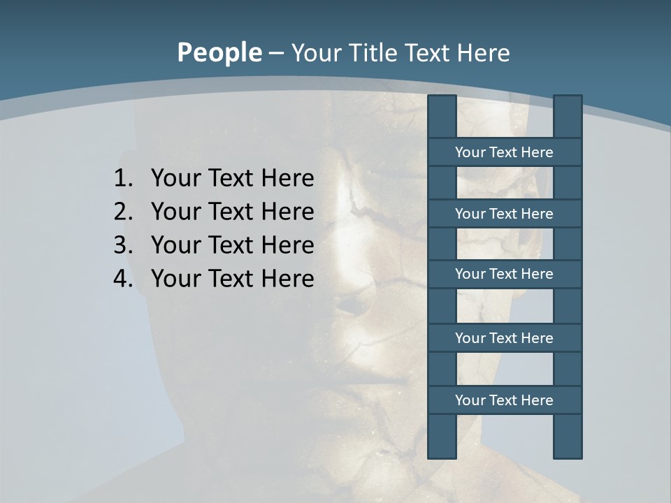 Dirt Crack Pattern PowerPoint Template