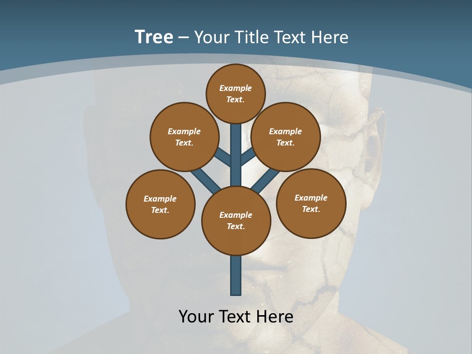 Dirt Crack Pattern PowerPoint Template