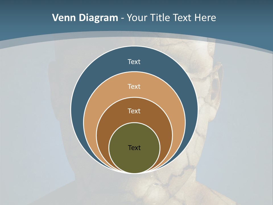 Dirt Crack Pattern PowerPoint Template