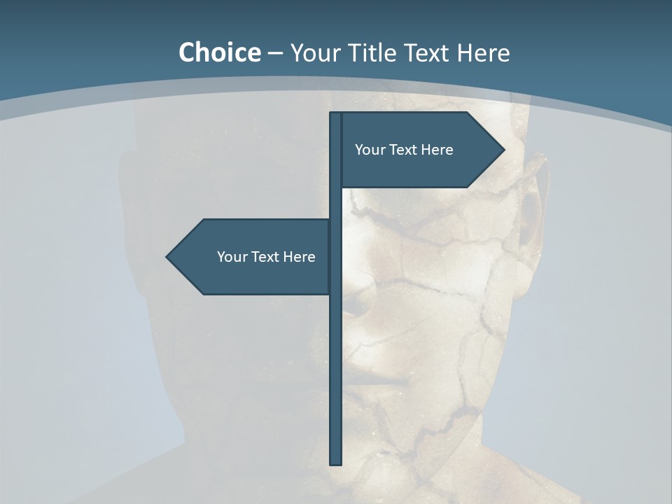 Dirt Crack Pattern PowerPoint Template