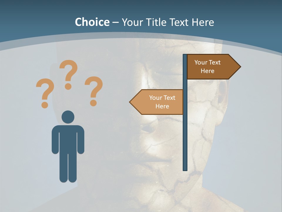 Dirt Crack Pattern PowerPoint Template