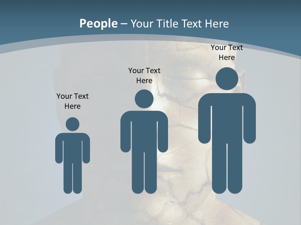 Dirt Crack Pattern PowerPoint Template