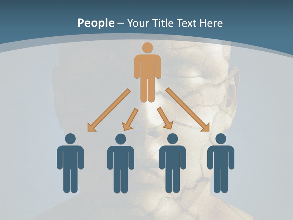Dirt Crack Pattern PowerPoint Template