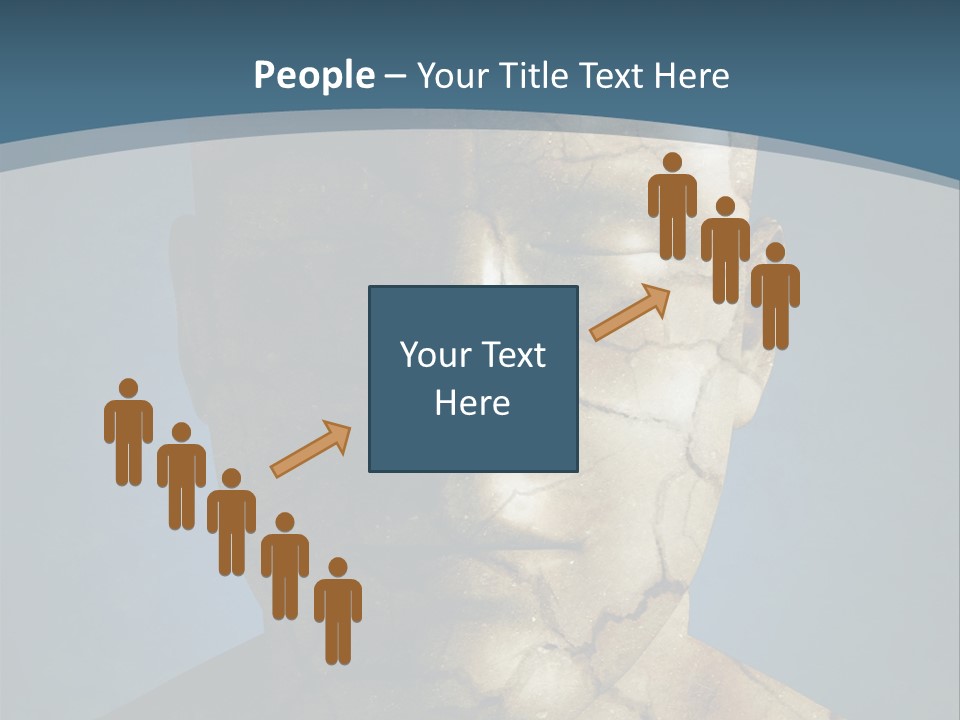 Dirt Crack Pattern PowerPoint Template