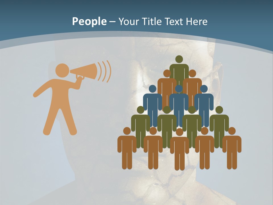 Dirt Crack Pattern PowerPoint Template