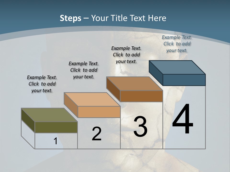 Dirt Crack Pattern PowerPoint Template