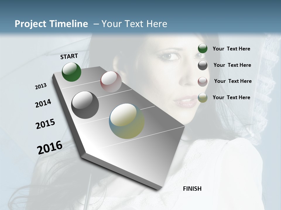 Love Enamoured Wedding PowerPoint Template