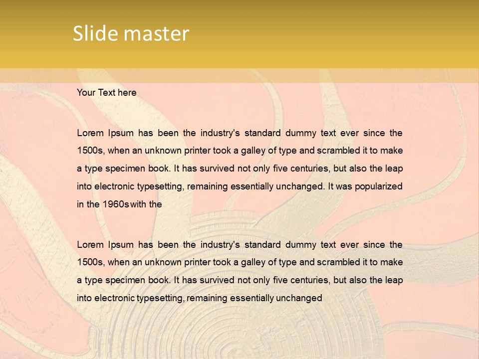 Painting Image Light PowerPoint Template