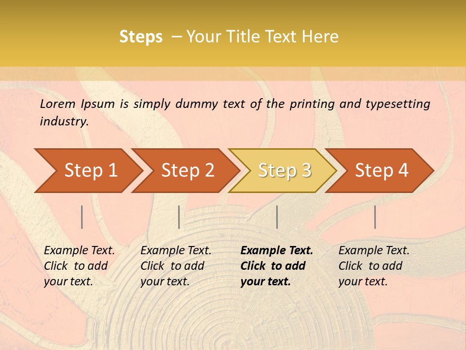 Painting Image Light PowerPoint Template