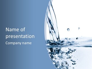 Rain Healthy Wave PowerPoint Template