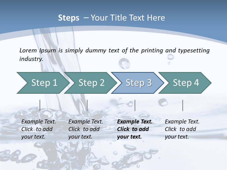 Rain Healthy Wave PowerPoint Template