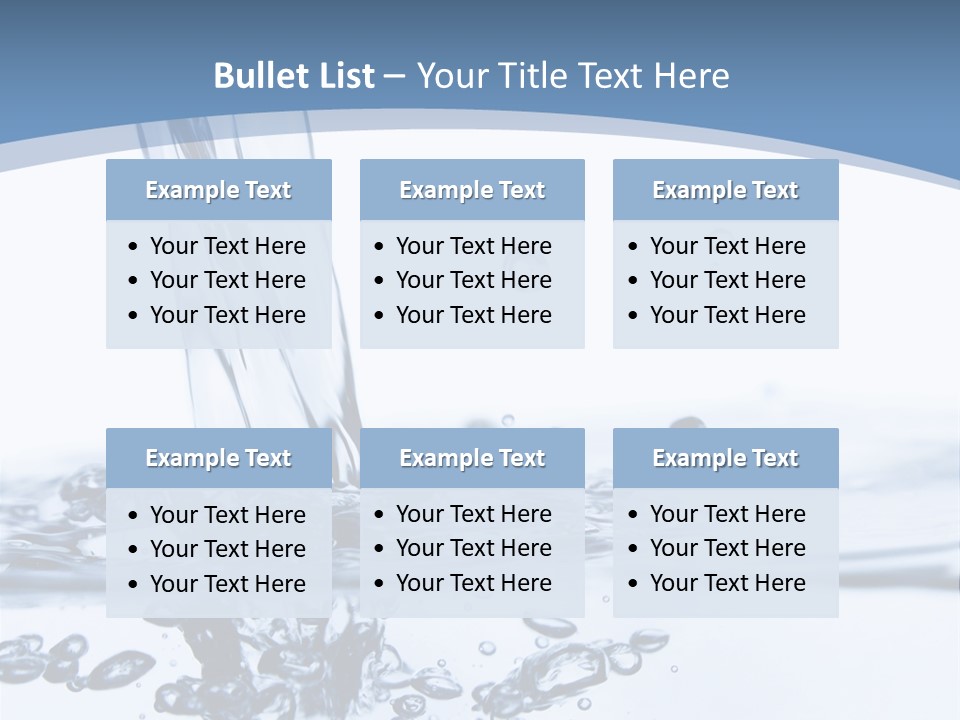 Rain Healthy Wave PowerPoint Template