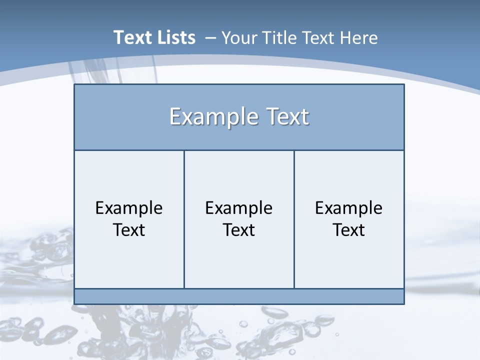 Rain Healthy Wave PowerPoint Template