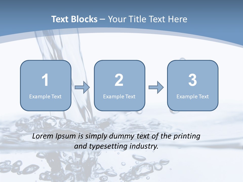Rain Healthy Wave PowerPoint Template