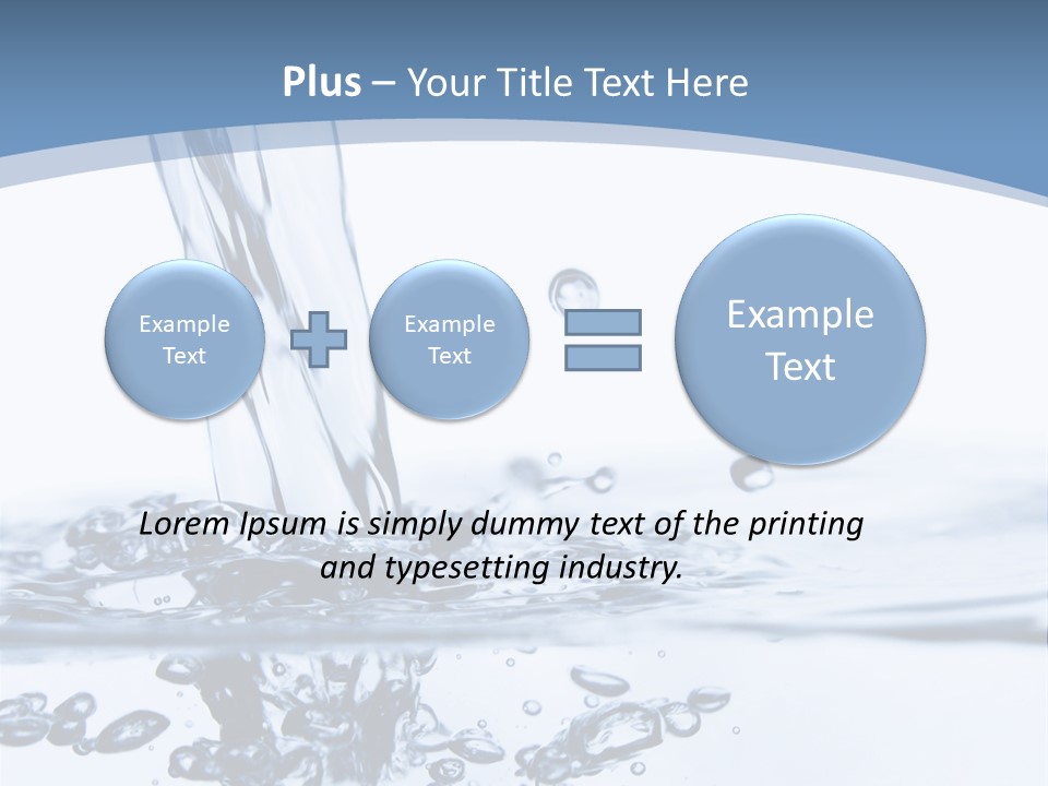 Rain Healthy Wave PowerPoint Template