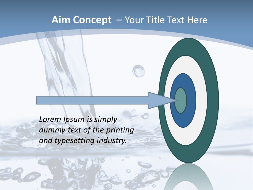 Rain Healthy Wave PowerPoint Template