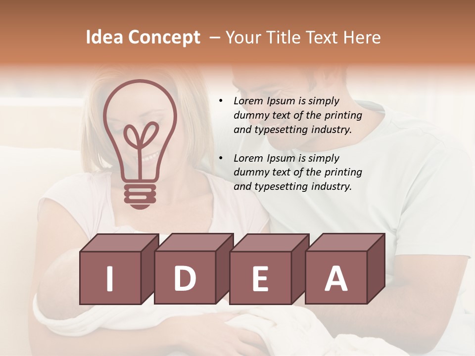 At Home Love Proud PowerPoint Template