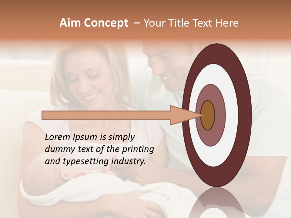 At Home Love Proud PowerPoint Template