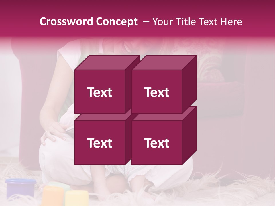 Sofa Literacy Having Fun PowerPoint Template