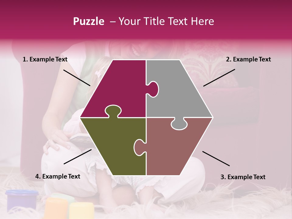 Sofa Literacy Having Fun PowerPoint Template