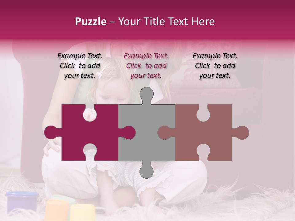 Sofa Literacy Having Fun PowerPoint Template