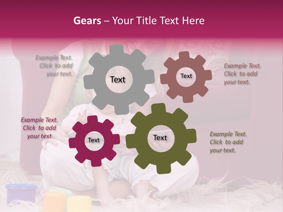 Sofa Literacy Having Fun PowerPoint Template