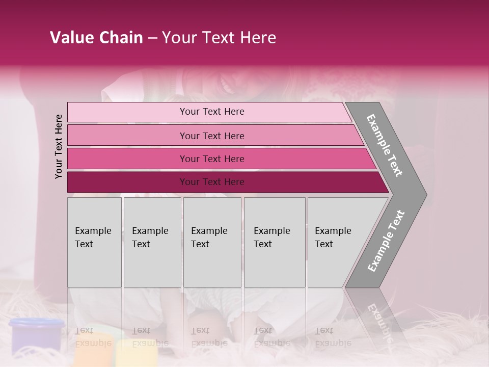 Sofa Literacy Having Fun PowerPoint Template