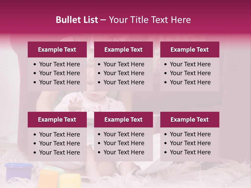 Sofa Literacy Having Fun PowerPoint Template