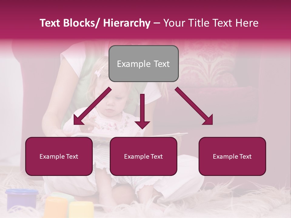 Sofa Literacy Having Fun PowerPoint Template