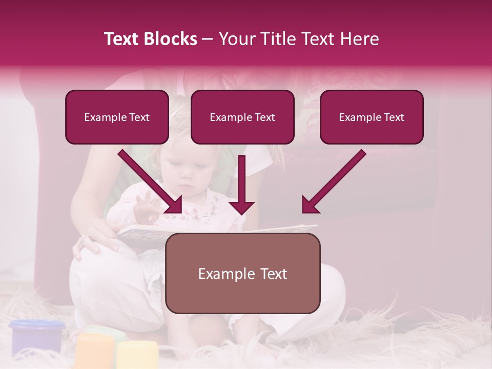 Sofa Literacy Having Fun PowerPoint Template
