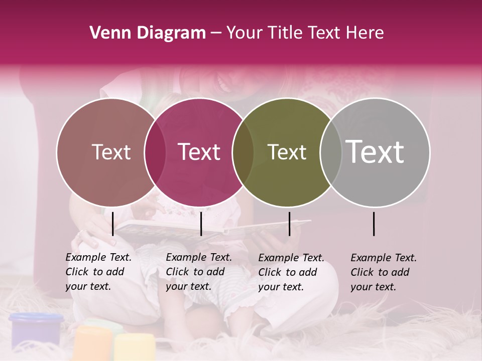 Sofa Literacy Having Fun PowerPoint Template