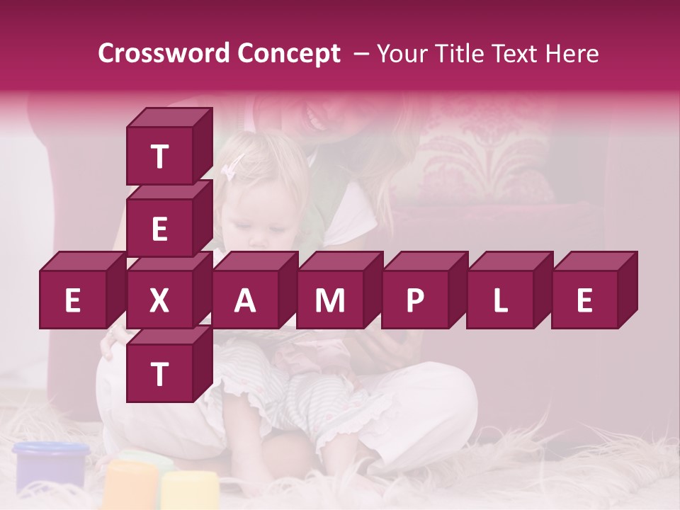 Sofa Literacy Having Fun PowerPoint Template