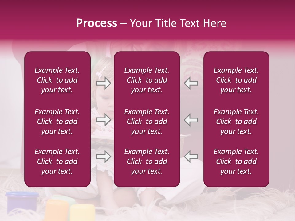 Sofa Literacy Having Fun PowerPoint Template