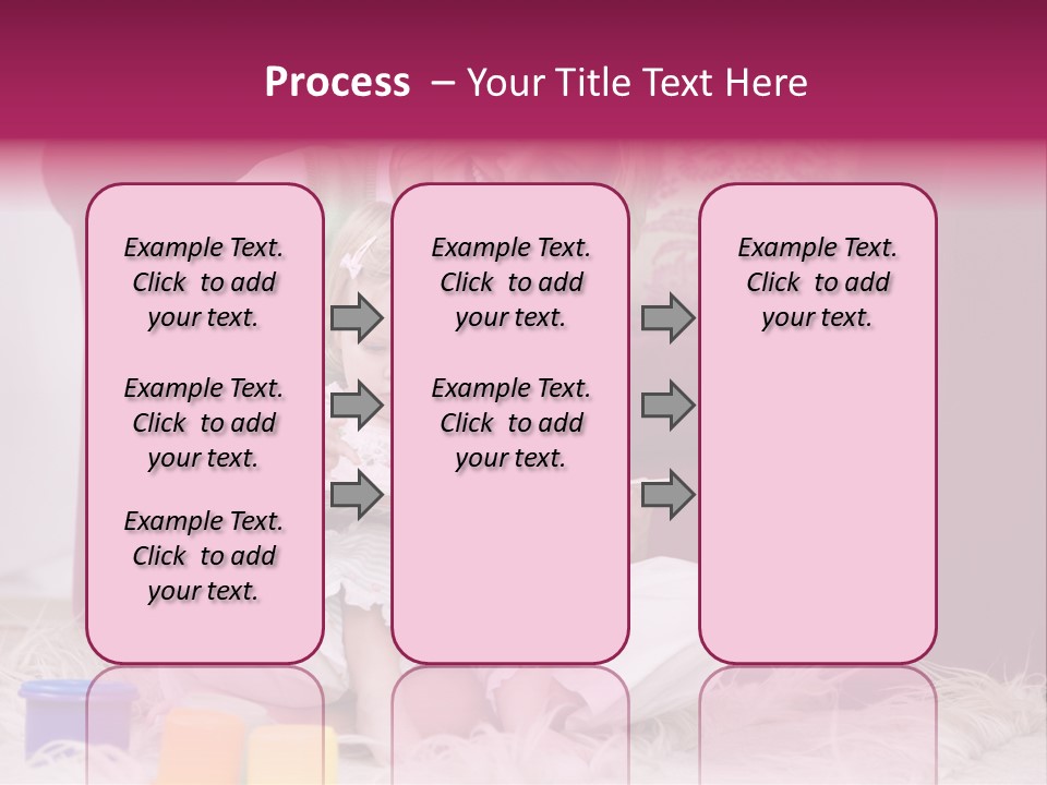 Sofa Literacy Having Fun PowerPoint Template