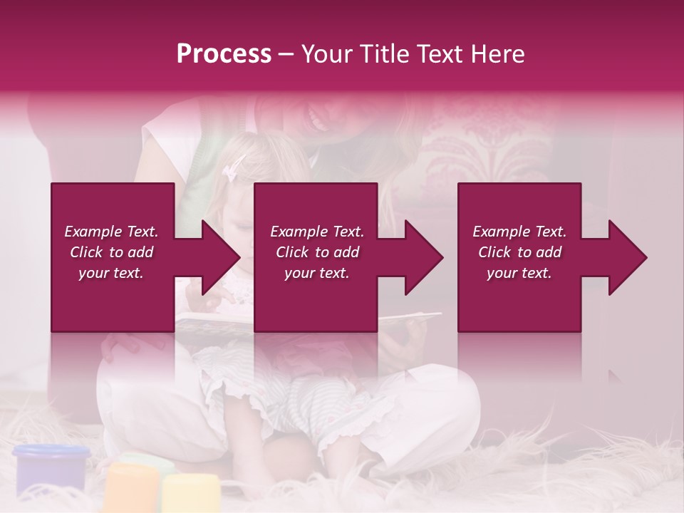 Sofa Literacy Having Fun PowerPoint Template