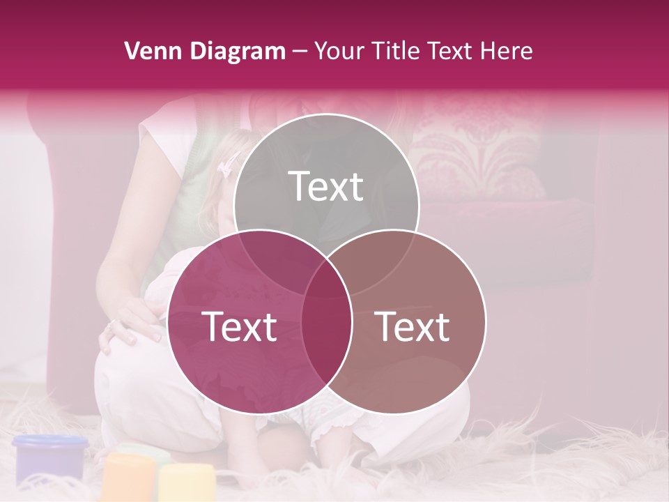 Sofa Literacy Having Fun PowerPoint Template